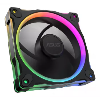 Ventilaator ASUS Prime MR120 ARGB Reverse Must 12 cm hülsslaager