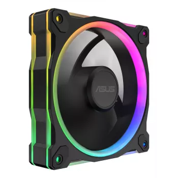 Ventilaator ASUS Prime MR120 ARGB Reverse Must 12 cm hülsslaager