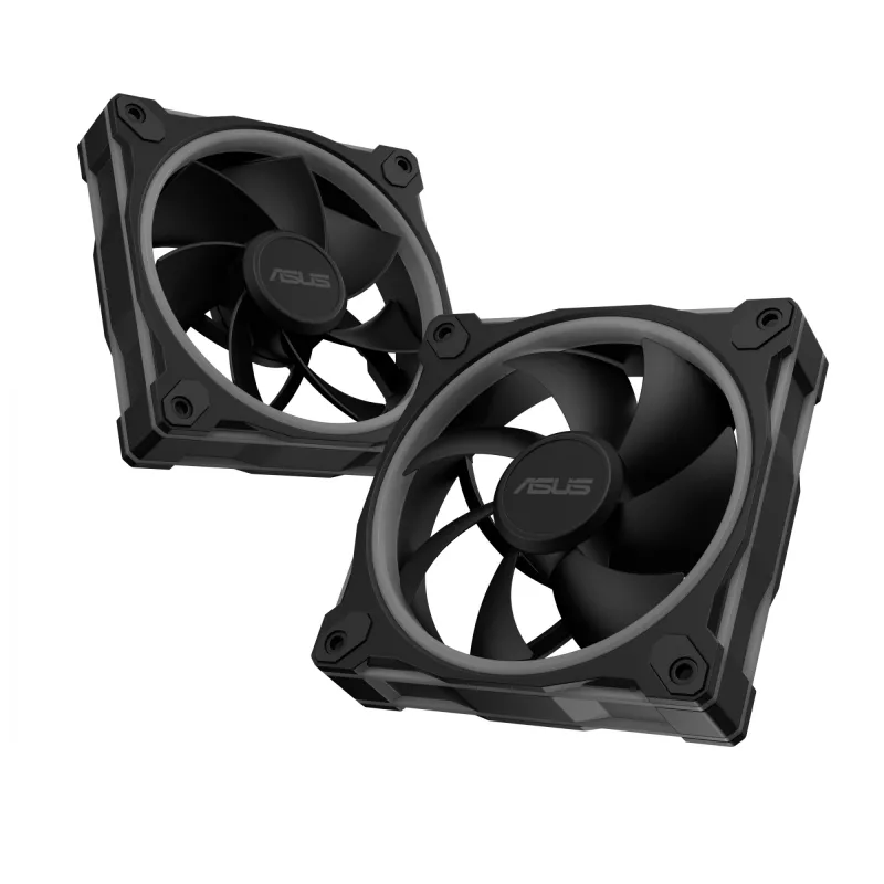 Ventilaator ASUS Prime MR120 ARGB Reverse Must 12 cm hülsslaager