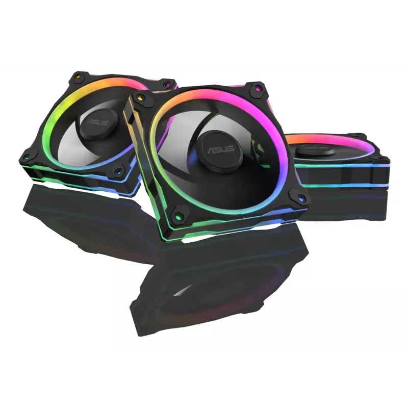 ASUS Prime MR120 Fan ARGB Reverse Must 3in1 Arvutikorpus 12 cm 3 tk