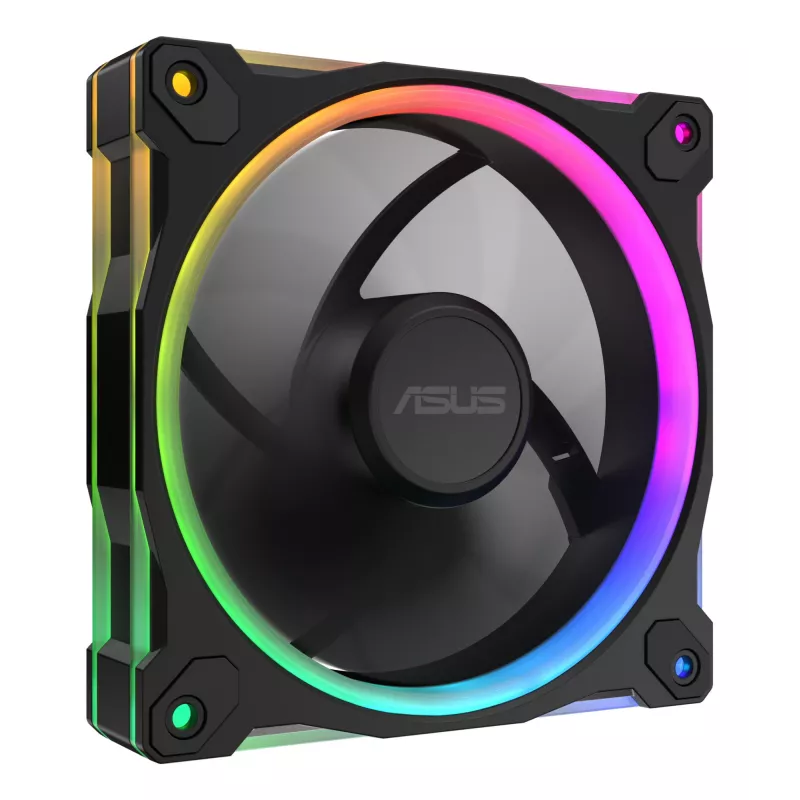 Ventilaator ASUS Prime MR120 ARGB Must 12 cm liugelaager