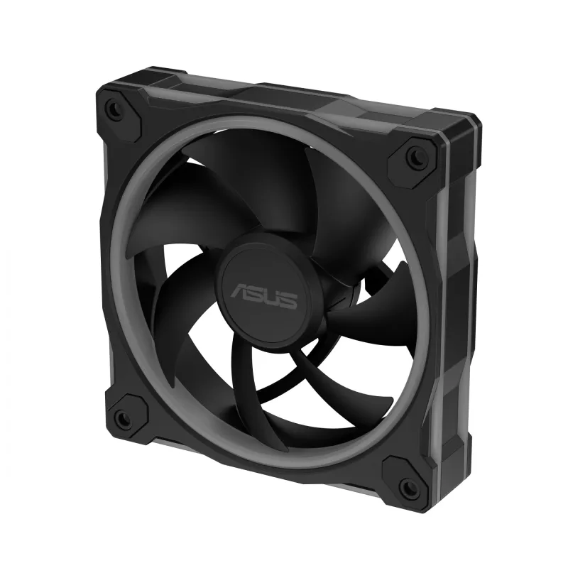 Ventilaator ASUS Prime MR120 ARGB Must 12 cm liugelaager