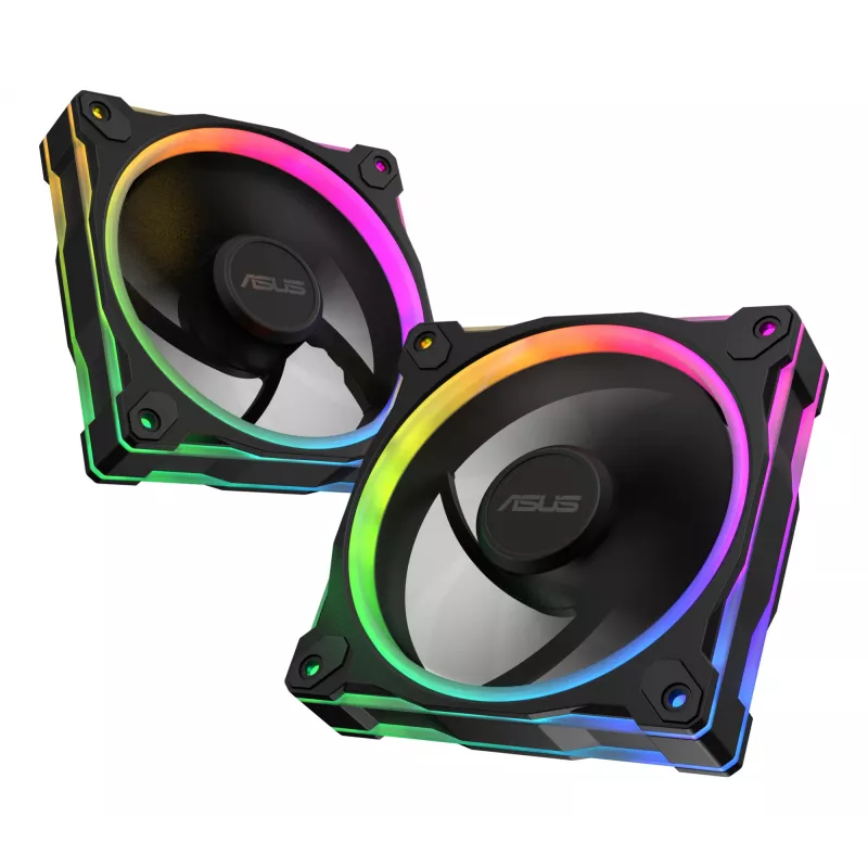 Ventilaator ASUS Prime MR120 ARGB Must 12 cm liugelaager