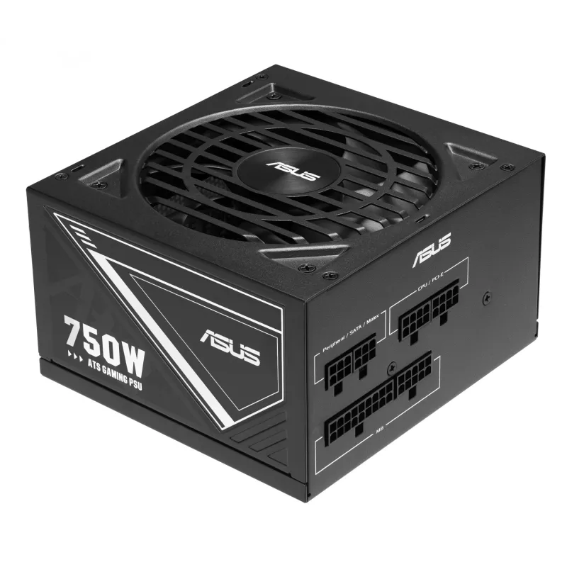 Toiteplokk ASUS ATS-750G 750 W, 20+4 kontakti ATX, 80 PLUS Gold, Must