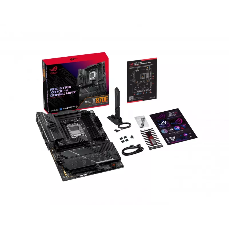 Emaplaat ASUS ROG STRIX X870E-H GAMING WIFI7 ATX Socket AM5 DDR5, 256GB, Wi‑Fi 7, 5Gb Ethernet