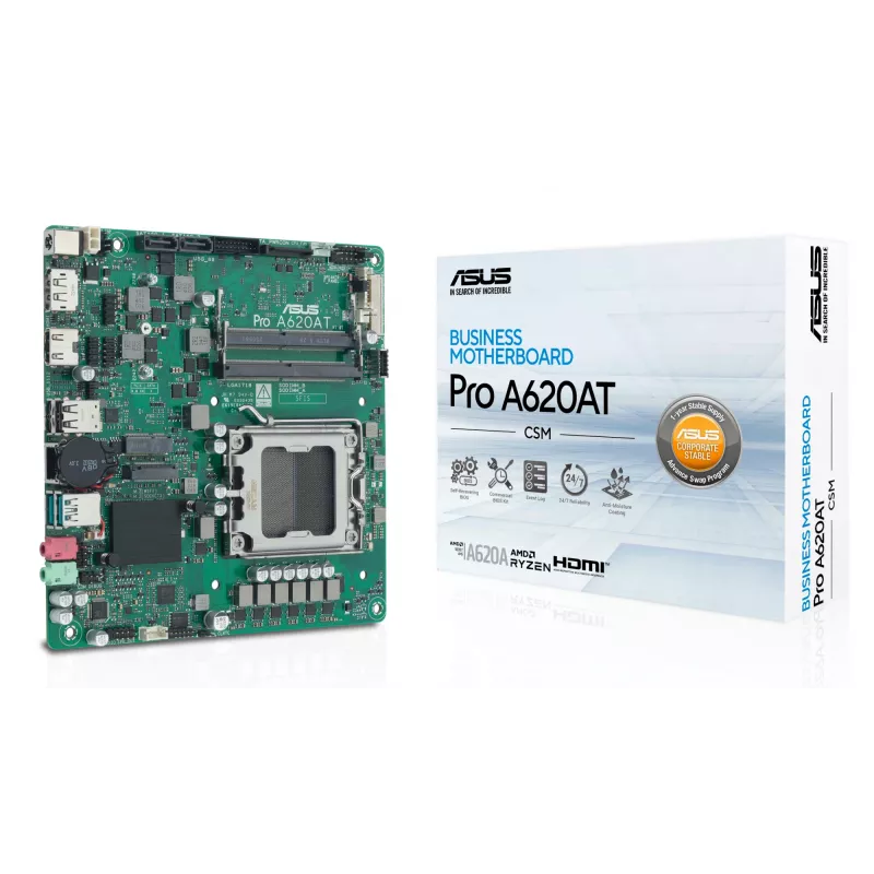 Emaplaat ASUS 90MB1L5M-M0EAYC AMD A620A pesa AM5 mini ITX