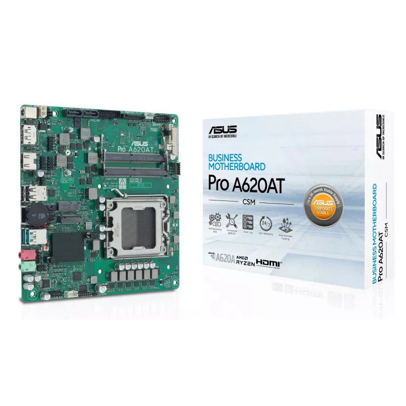 Emaplaat ASUS 90MB1L5M-M0EAYC AMD A620A pesa AM5 mini ITX