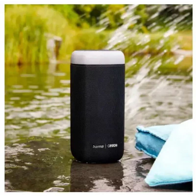 Bluetooth-kõlar CANTON Glow Pro HAMA-lt, must, 3,5 mm pesa, LED-valgusefektid