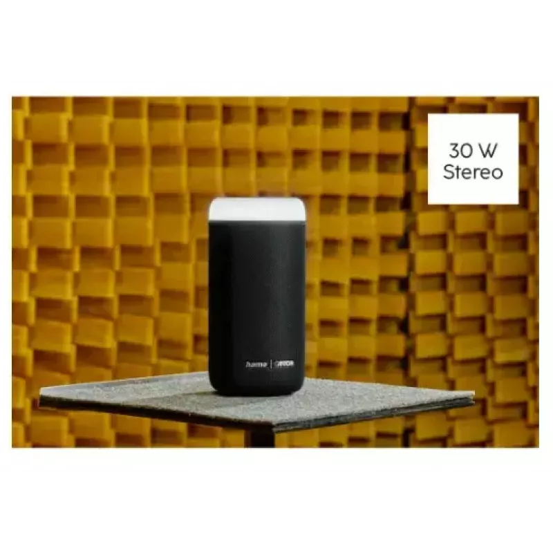 Bluetooth-kõlar CANTON Glow Pro HAMA-lt, must, 3,5 mm pesa, LED-valgusefektid