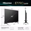 Hisense 43E77Q PRO 109,2 cm (43 tolli) 4K Ultra HD Smart TV Wi-Fi Must