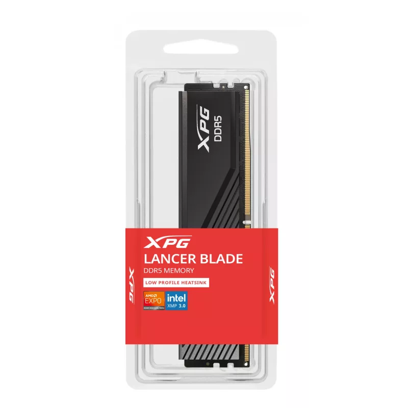 DIMM 32 GB DDR5-6400 (2x 16 GB) Dual-Kit, Arbeitsspeicher schwarz, AX5U6400C3216G-DTLABBK, XPG Lancer Blade, INTEL XMP, AMD EXPO