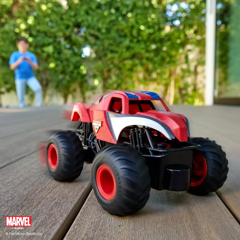 Monster Jam, Marvel The Amazing Spider-Man RC Monster Truck, mõõtkavas 1:24, mänguasjad poistele ja tüdrukutele alates 4. eluaastast