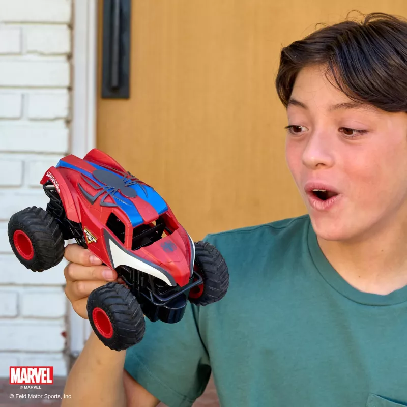 Monster Jam, Marvel The Amazing Spider-Man RC Monster Truck, mõõtkavas 1:24, mänguasjad poistele ja tüdrukutele alates 4. eluaastast