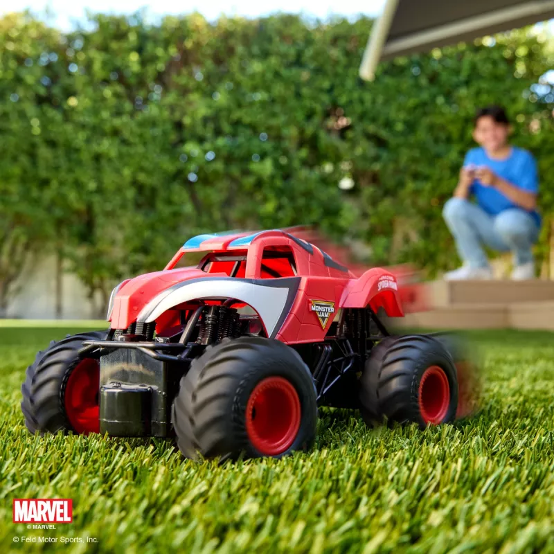 Monster Jam, Marvel The Amazing Spider-Man RC Monster Truck, mõõtkavas 1:24, mänguasjad poistele ja tüdrukutele alates 4. eluaastast