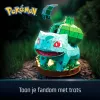 4D Build, Pokémon Bulbasauri 3D mudelikomplekt, Pokémoni figuur, Kanto esimese partneri kollektsioon, lauakaunistus, 195 tükki, alates 12. eluaastast