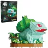 4D Build, Pokémon Bulbasauri 3D mudelikomplekt, Pokémoni figuur, Kanto esimese partneri kollektsioon, lauakaunistus, 195 tükki, alates 12. eluaastast