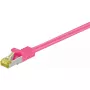 Võrgukaabel Goobay 91578 RJ-45 Cat7 0,5 m magenta