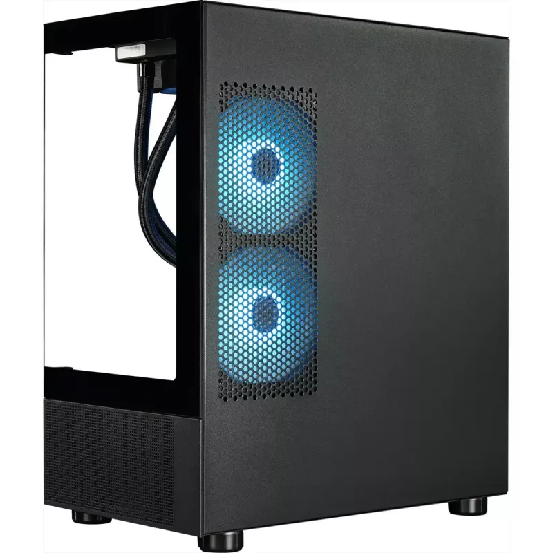 Lauaarvuti mänguriarvuti THERMALTAKE FTW A-Line LCS 5060 must/läbipaistev operatsioonisüsteemiga Windows 11 Pro