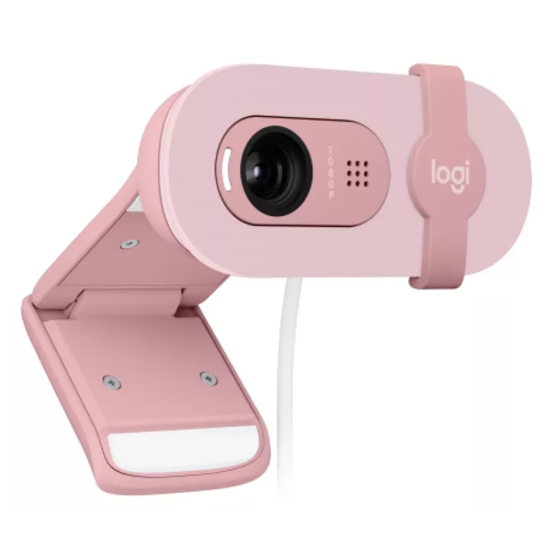 LOGITECH Brio 100 Full HD veebikaamera roosa
