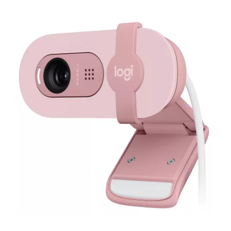 LOGITECH Brio 100 Full HD veebikaamera roosa