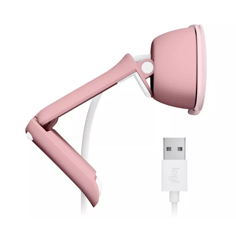 LOGITECH Brio 100 Full HD veebikaamera roosa