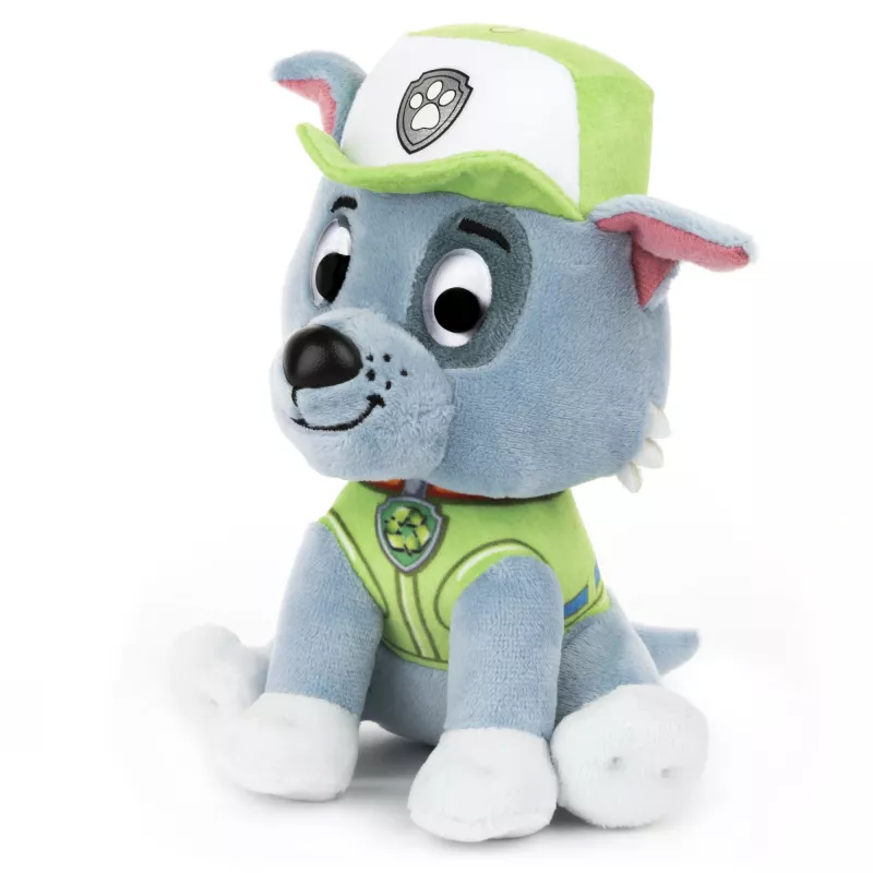 PAW Patrol GUND Ametlik Rocky allkirja taaskasutusvormis plüüsist mänguasi, täidisega loom alates 1. eluaastast, 6 tolli