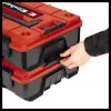 Väikeosade kast Einhell E-Case S-F polüpropüleenist must punane 42x28x9.5 cm