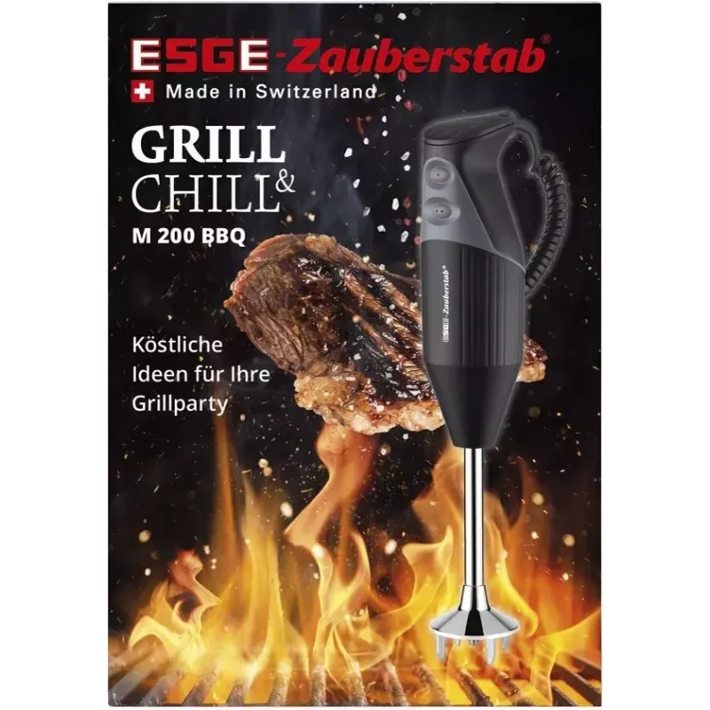 ESGE M 200 BBQ 10 L saumikser 200 W Must, Kroom