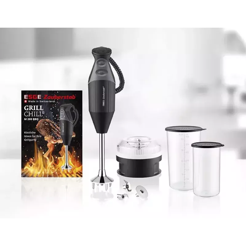 ESGE M 200 BBQ 10 L saumikser 200 W Must, Kroom