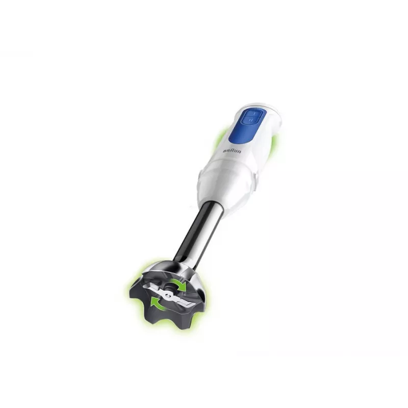 Hand blender Braun Household MultiQuick 3 MQ30202M, 900 W, Valge/blue, with chopper and whisk