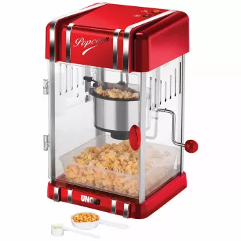 Unold 48535 popcorni masin Punane, Hõbedane 300 W