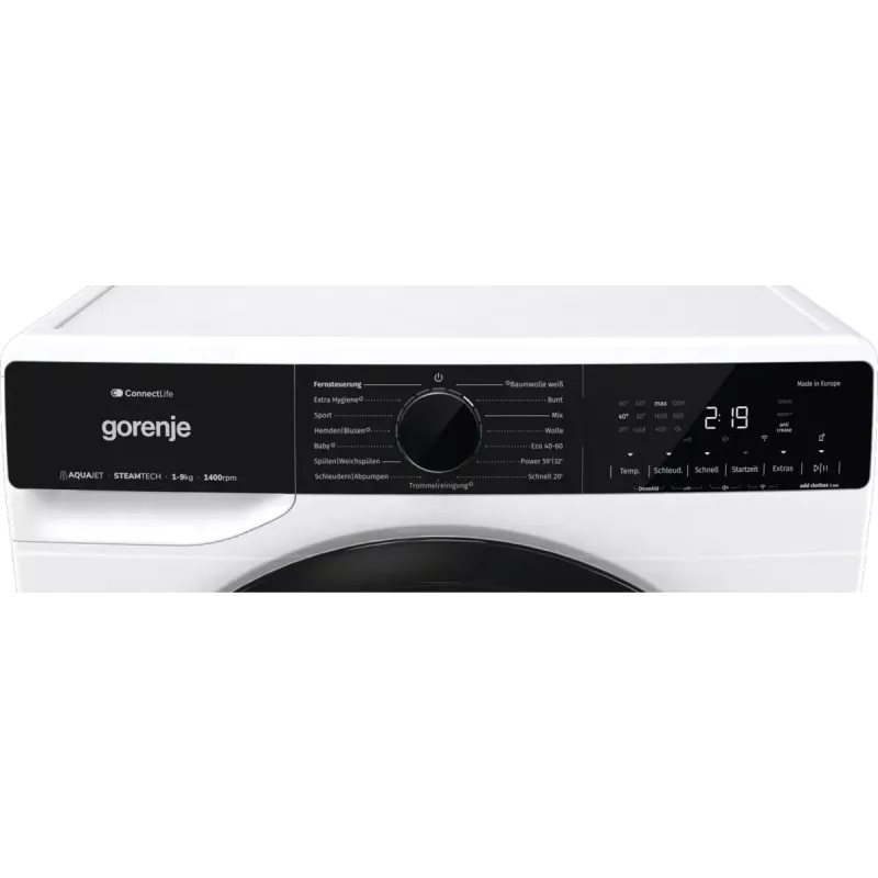Pesumasin Gorenje G600 WPNA94A1TS eestlaetav 9 kg 1300 RPM valge A