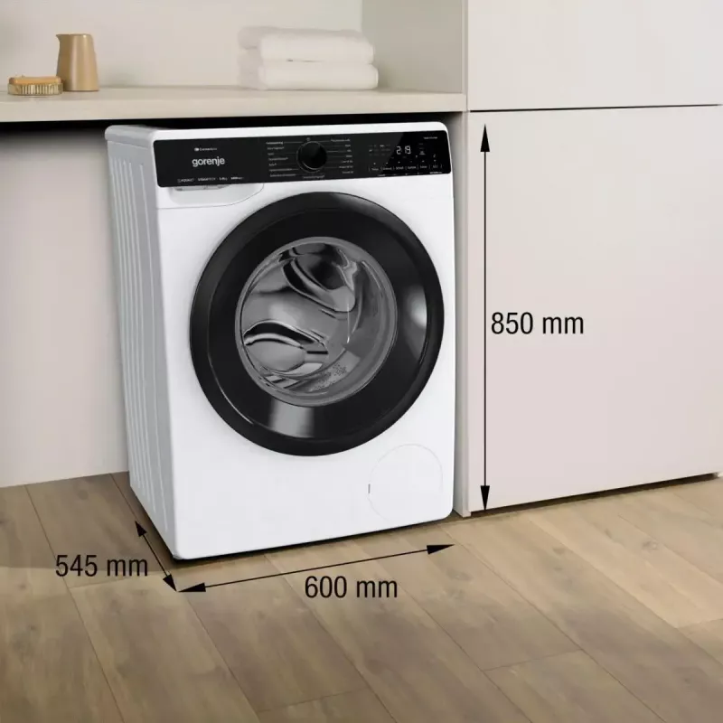 Pesumasin Gorenje G600 WPNA94A1TS eestlaetav 9 kg 1300 RPM valge A