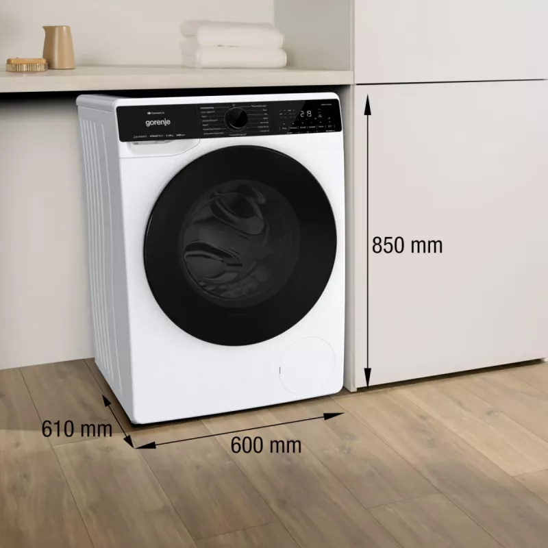 Gorenje WPNA14A3TS pesumasin Eestlaadimine 10 kg 1400 p/min Valge