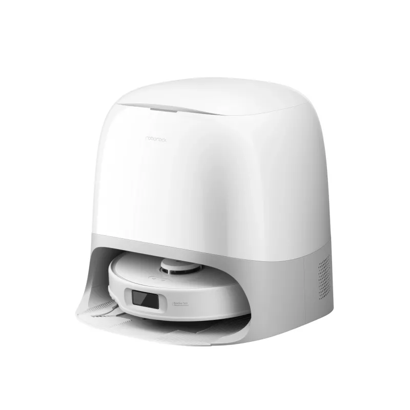 Roborock Qrevo Curv 5A1 0,325 L Must, Valge