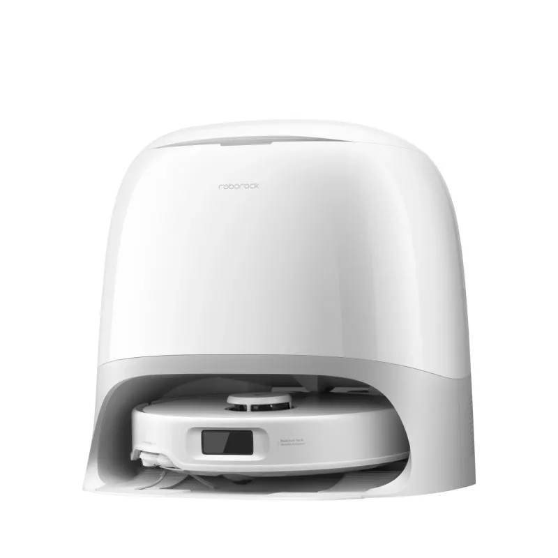 Roborock Qrevo Curv 5A1 0,325 L Must, Valge