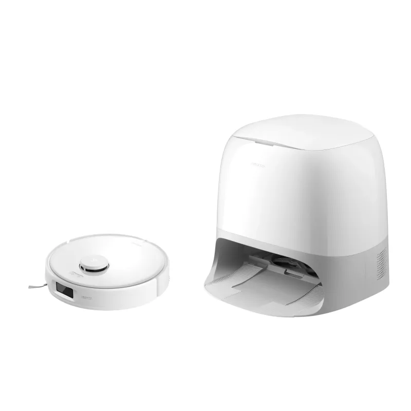 Roborock Qrevo Curv 5A1 0,325 L Must, Valge