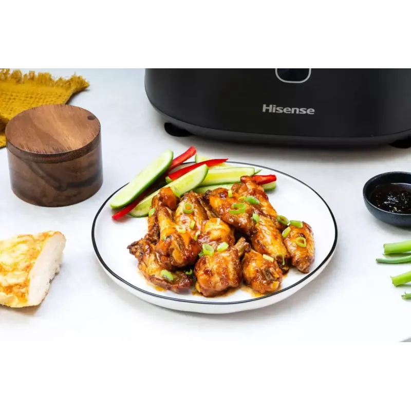 Hisense HAF1350DR Single 6,7 L Eraldiseisev 1350 W Kuumaõhufritüür Must