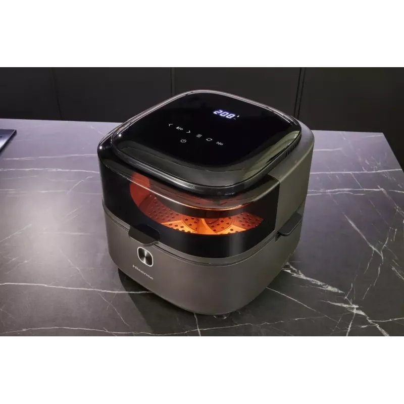 Hisense HAF1350DR Single 6,7 L Eraldiseisev 1350 W Kuumaõhufritüür Must