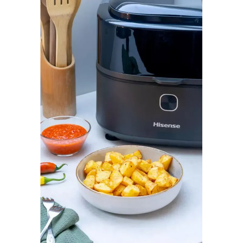 Hisense HAF1350DR Single 6,7 L Eraldiseisev 1350 W Kuumaõhufritüür Must