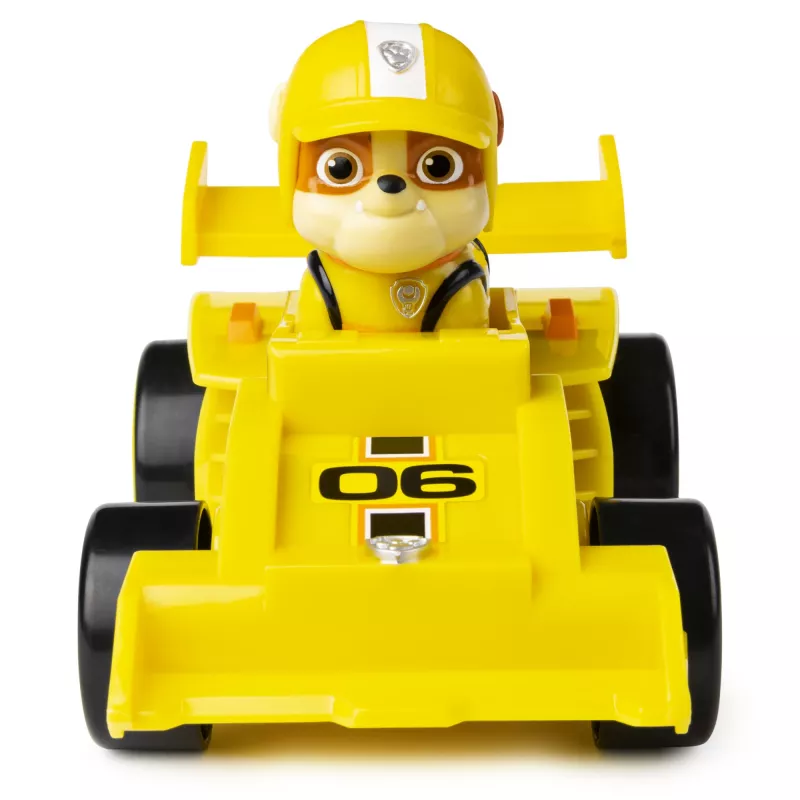 PAW Patrol , Ready, Race, Rescue Rubble’i Race & Go Deluxe sõiduk helidega, lastele alates 3. eluaastast