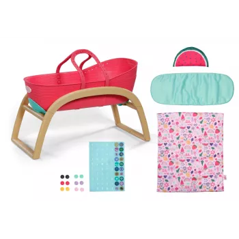 Nukuhäll zapf creation BABY born 3-in-1 Pinplay — nukumööbel, muudetav häll/voodi/kandekorv