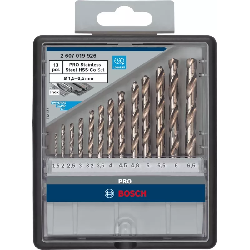 Puuriotsakute komplekt Bosch HSS Twist Drill Bits Cobalt 2607019926