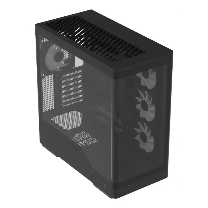 Arvutikorpus AeroCool Geh Midi P500A Must