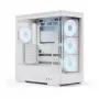 PC-korpus AEROCOOL Geh Midi P500A Valge — keskmise torniga ATX-korpus, valge viimistlus