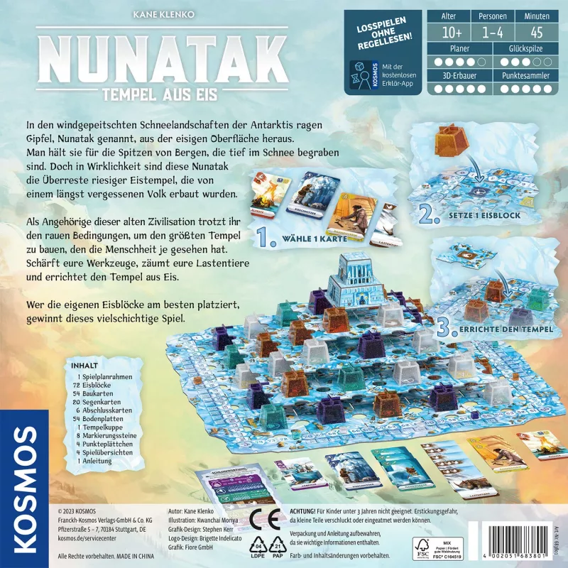 Kosmos Nunatak 45-minutiline lauamäng Pusle