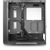 Tornkorpus Silentware Air 1000, must, karastatud klaasist külgpaneel