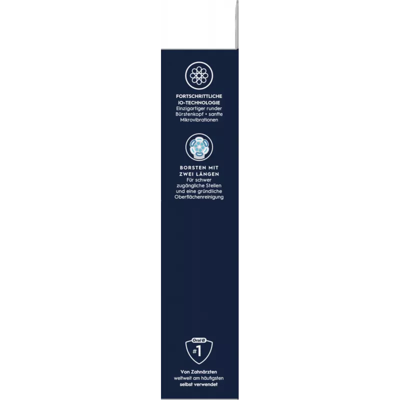 Oral-B iO Ultimate Clean asendusharjapead — 8 tk pakend, must, tõhusaks hambakatu eemaldamiseks
