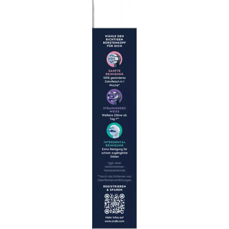 Oral-B iO Ultimate Clean asendusharjapead — 8 tk pakend, must, tõhusaks hambakatu eemaldamiseks