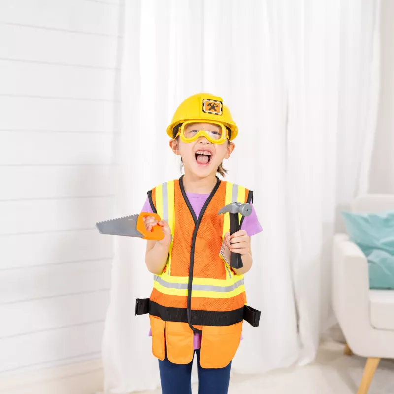 Melissa & Doug ehitaja rollimängukostüüm (6 tk)